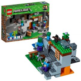 Lego 21141 LEGO 21141 Minecraft The Zombie Cave Adventures Building Set with Steve, Zombie and Baby Zombie Mini Figures, Build and Play Toy for Kids