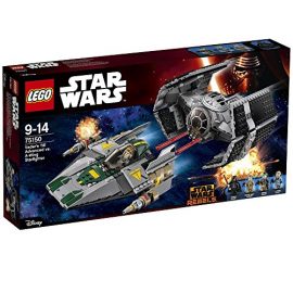 Lego 75150 LEGO 75150 Star Wars Vader’s TIE Advanced Vs A-Wing Starfighter Construction Set