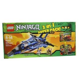 Lego 66444 LEGO Lego Ninjago 66444 Masters of Spinjitzu 3 in 1 Super Pack contains 9442, 9441 and 9591