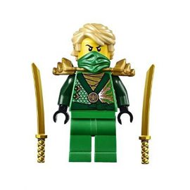 Lego 70722 LEGO Ninjago Minifigur LLOYD with golden armor and two golden swords (out of Set 70722)