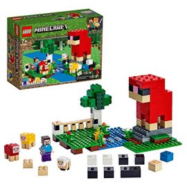 LEGO 21153 Minecraft Wool Farm Adventures Sheep Figures and Steve Minifigure Building Set