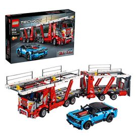 LEGO 42098 Technic Transporter Truck and Show Cars, 2 in 1 Model, Construction Set