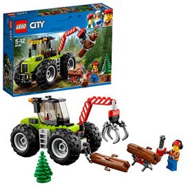 LEGO 60181 City Great Vehicles Forest Tractor Toy and Lumberjack Minifigure, Construction Toys for Kids