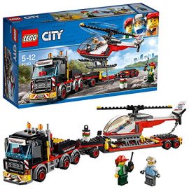 LEGO 60183 City Great Vehicles Heavy Cargo Transport Truck and Rescue Helicopter Toy, Construction Toys for Kids