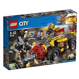 LEGO 60186 City Mining Power Driller Toy Vehicle Set, Construction Toys for Kids