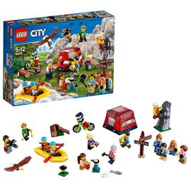 LEGO 60202 City Town People Pack – Outdoor Adventures 14 Minifigures, Supplement to Mountain and Forest Building Sets