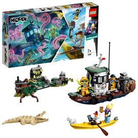 LEGO 70419 Hidden Side Wrecked Shrimp Boat Toy, AR Games App, Interactive Augmented Reality Ghost Playset for iPhone/Android