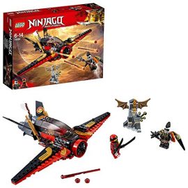 LEGO 70650 NINJAGO Destiny’s Wing Toy Jet Plane, Kai and Jet Jack Minifigures, Airplane Building Sets for Kids