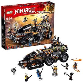 LEGO 70654 NINJAGO Dragon Hunters Dieselnaut Toy Tank, Ninja Warriors Vehicle Building Sets for Kids