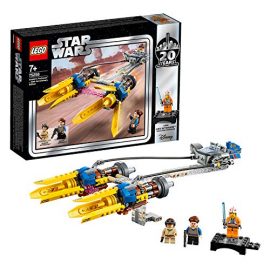 LEGO 75258 Star Wars Anakin’s Podracer-20th Anniversary Edition, Bonus Luke Skywalker Minifigure, Episode 1 The Phantom Menace, Colourful