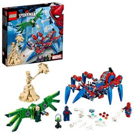 LEGO 76114 Marvel Super Heroes Spider-Man’s Spider Crawler with Moving Legs, Battle Vehicle Toys for Kids