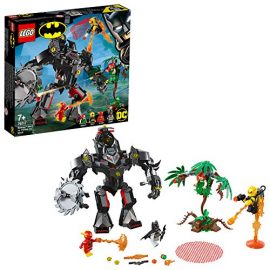 LEGO 76117 DC Super Heroes Batman Mech vs Poison Ivy Mech Batman, Poison Ivy, The Flash and Firefly Minifigures Building Set