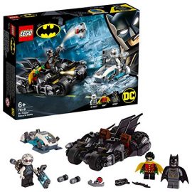 LEGO 76118 DC Mr. Freeze Batcycle Battle 2 in1 Bike Set, Batman and Robin Cycle Chase, Multicolour