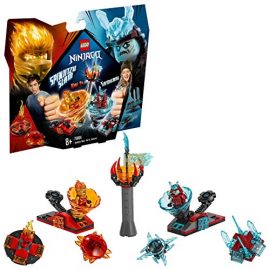 LEGO 70684 NINJAGO Spinjitzu Slam-Kai VS Samurai Ninja Toy with 2 Tornado Spinner Launchers, Masters of Spinjitzu Playset