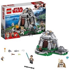 LEGO 75200 Star Wars Ahch-to Island Training Rebels Set with Buildable Hut, Luke Skywalker and Rey, The Last Jedi Collection