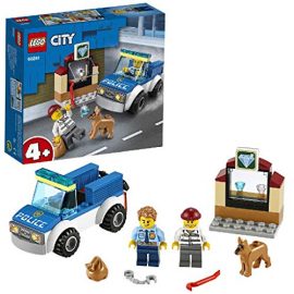 LEGO City 60241 4+ Police Dog Unit with Car and Dog Figure for 4+ Years Old