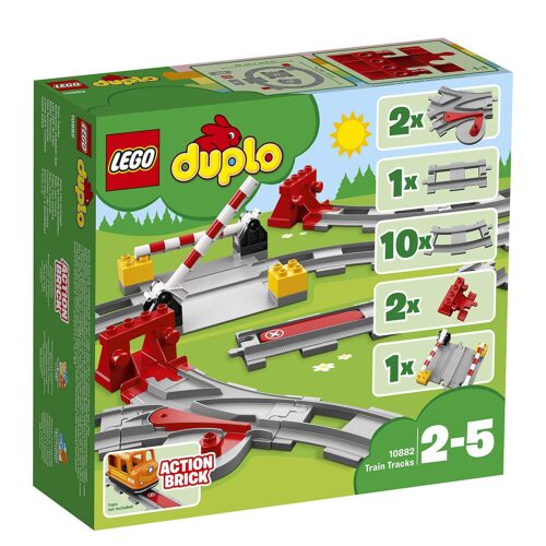 Lego 10882 LEGO 10882 DUPLO Town Train Tracks Building Set