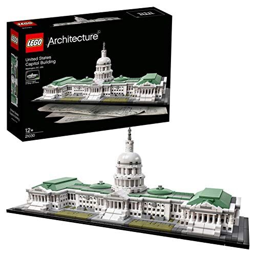 LEGO 21030 Architecture United States Capitol Building Model Set, Skyline Collection, Construction Collectible Gift Idea, Contains 1, 032 Pieces