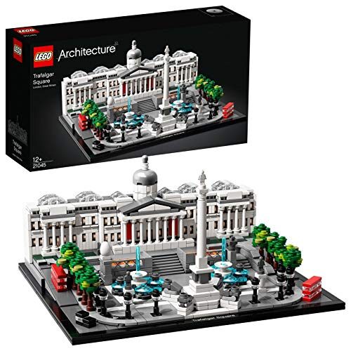 LEGO 21045 Architecture Trafalgar Square Building Set with London Landmark National Gallery Collectible Model