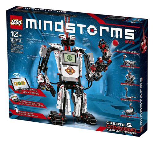 Lego 31313 LEGO 31313 MINDSTORMS EV3 Robot Building Kit, 5 in 1 Model, RC and Servo Motor, Programmable Toys for Kids