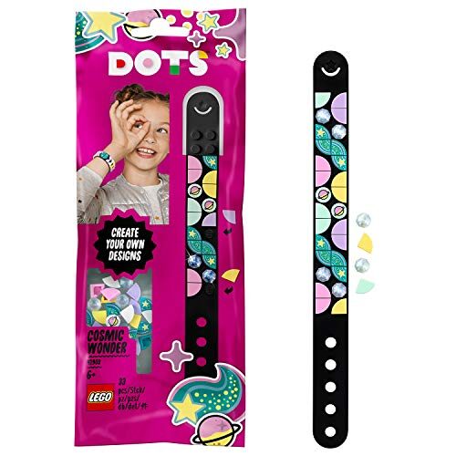 LEGO 41903 DOTS Cosmic Wonder Bracelet DIY Jewellery Beads Set, Art and Craft for Kids