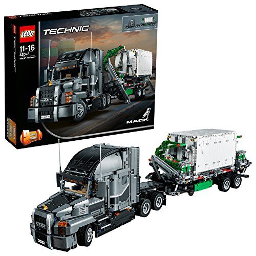 LEGO 42078 Technic Mack Anthem 2 in 1 Garbage Truck Model, Advanced Building Set