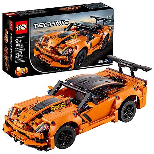 LEGO 42093 Technic Chevrolet Corvette ZR1 Race Car, 2 in 1 Hot Rod Toy Car Model, Racing Vehicles Collection