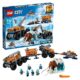 LEGO 60195 City Arctic Expedition Arctic Mobile Exploration Base Building Set with Crane Truck, Lab Trail, Snowmobile, Mammoth, Adventure Toys for Kids 6-12 Years Old