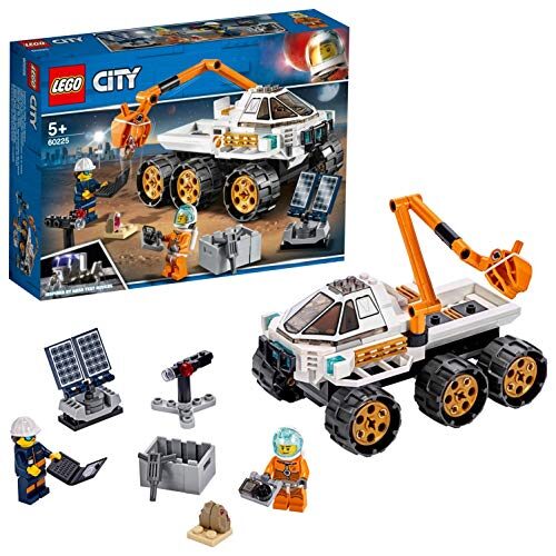 LEGO 60225 City Rover Testing Drive, Space Adventure Building Set, Mars Expedition Vehicle Toy inspired by NASA with Astronaut Minifigure
