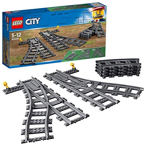 LEGO 60238 City Trains Switch Tracks 6 Pieces Extention Accessory Set