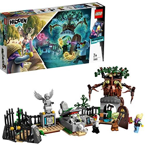 LEGO 70420 Hidden Side Graveyard Mystery Building Set, AR Games App, Interactive Augmented Reality Ghost Playset for iPhone/Android
