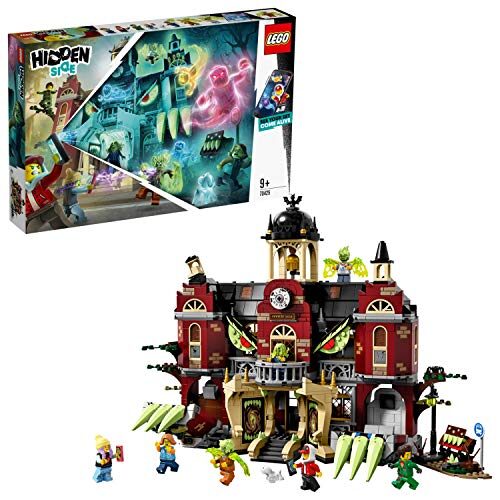LEGO 70425 Hidden Side Haunted High School Construction Set, AR Games App, Interactive Augmented Reality Ghost Hunt for iPhone/Android