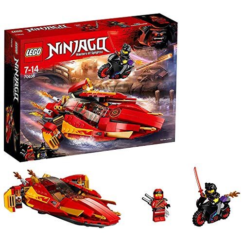 LEGO 70638 NINJAGO Katana V11 Boat Toy with Speed and Attack Modes, Masters of Spinjitzu playset
