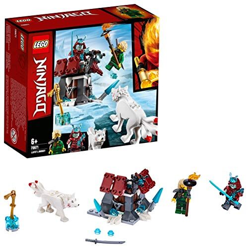 LEGO 70671 Ninjago Lloyd’s Journey Set with 2 Minifigures and Wolf Figure, Multicolour
