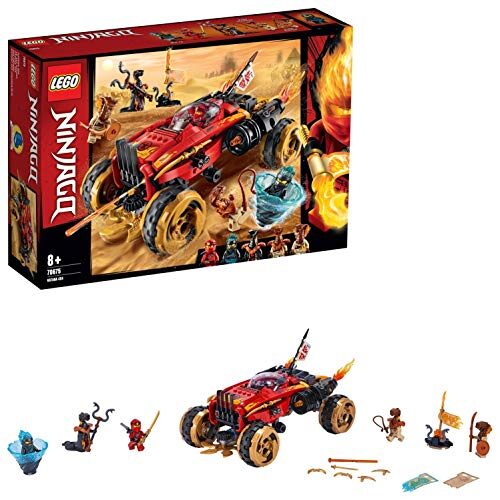 LEGO 70675 NINJAGO Katana 4 x 4 Vehicle Toy with 5 Minifigures, Masters of Spinjitzu Playset