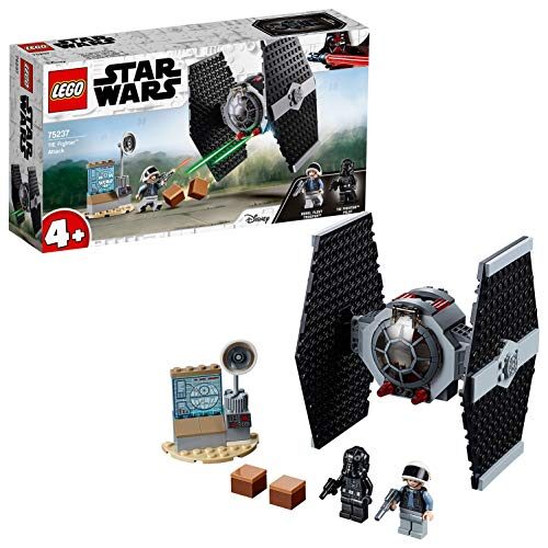 LEGO 75237 Star Wars TIE Fighter Attack Battlefront Games Set Collection with Pilot and Rebel Fleet Trooper Minifigures and Starter Bricks