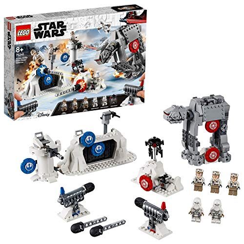 LEGO 75241 Star Wars Echo Base Defense incl. Mini Imperial AT-AT Walker from Episode 5 The Empire Strikes Back Target Shooting Set