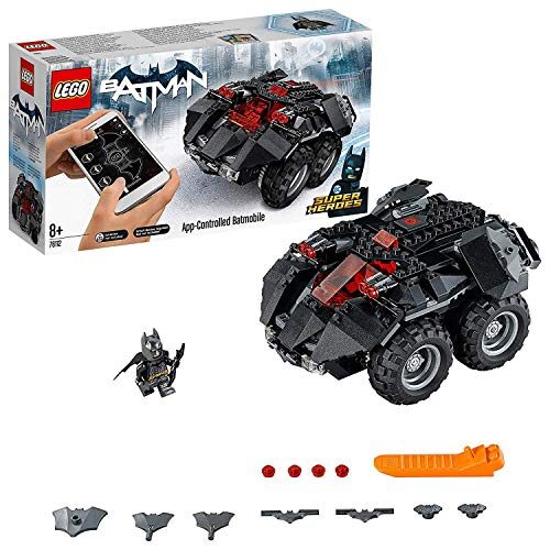 LEGO 76112 DC Super Heroes App-Controlled Batmobile Toy Car with Power Motor Function, RC Bluetooth Toys for Kids