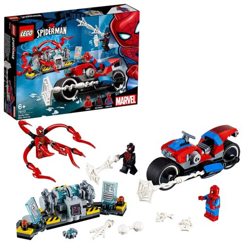Lego 76113 LEGO 76113 Super Heroes Spider-Man Bike Rescue Building Set, Marvel Toy Vehicles for Kids