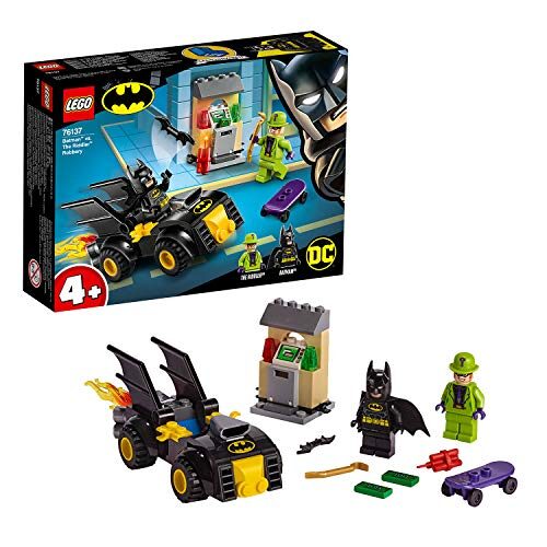 LEGO 76137 4+ DC Batman Batman VS The Riddler Robbery Batmobile Toy Car for Kids 4 Years Old