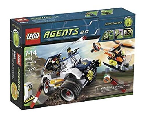 Lego 8969 LEGO Agents 8969 4-Wheeling Pursuit