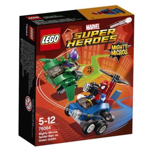 Lego 76064 LEGO Super Heroes 76064: Mighty Micros: Spider-Man vs. Green Gobl