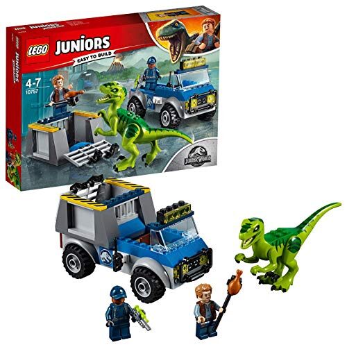 LEGO UK 10757 Jurassic World Raptor Rescue Truck Set