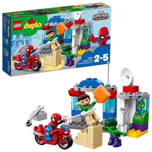 Lego 10876 LEGO UK – 10876 DUPLO Spider-Man and Hulk Adventures Marvel Superhero Toy